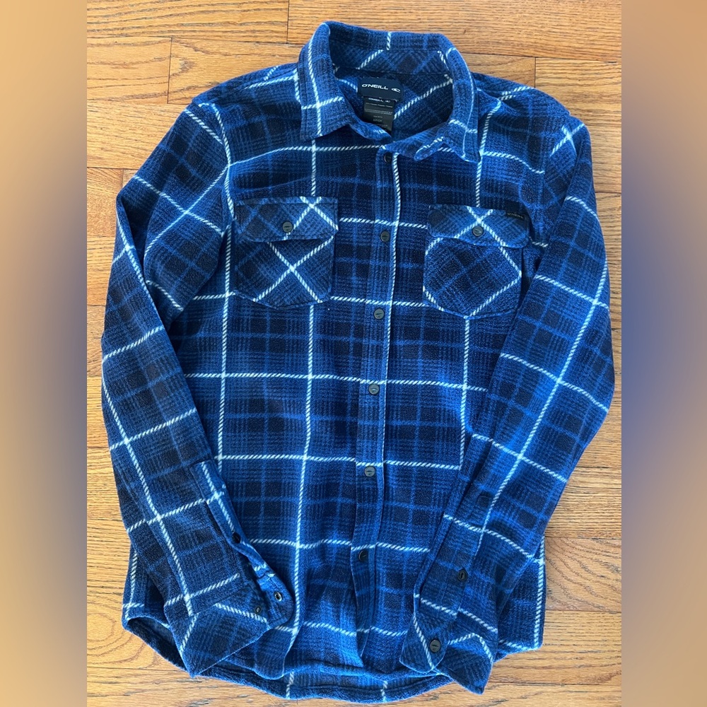 Men's Blue Plaid O’Neil Fleece